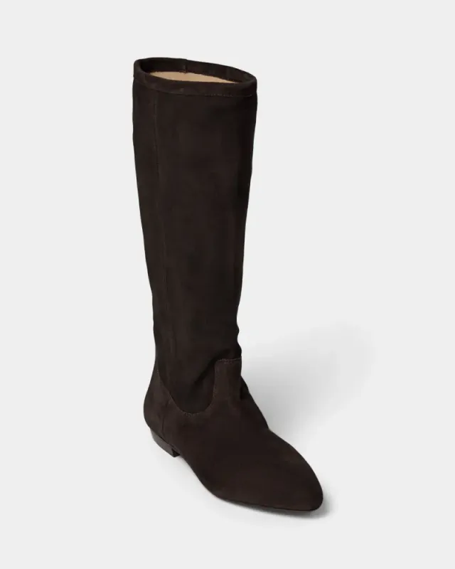 Sofie Schnoor Kayna Mid High Boot Dark Brown