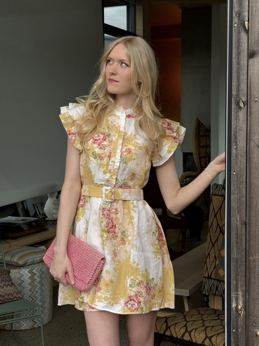 byTiMo Linen Ruffle Dress Amore 