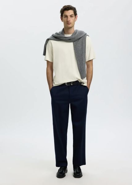 Hovedbilde Selected Homme Tai Peach O-Neck Silver Birch
