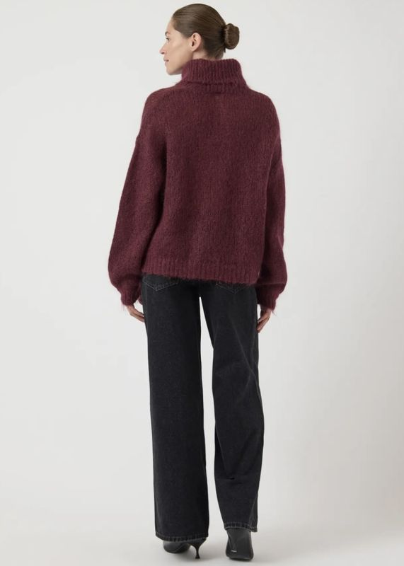 Yas Lambi Knit rollneck pullover  Port Royal