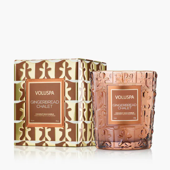 Hovedbilde Voluspa Duftlys Gingerbread Chalet Classic Candle 40T