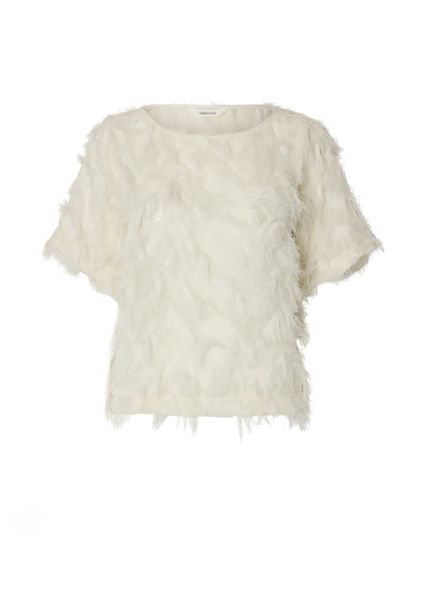 Hovedbilde Selected Woman Myline Whiteline Boatneck Top Egret