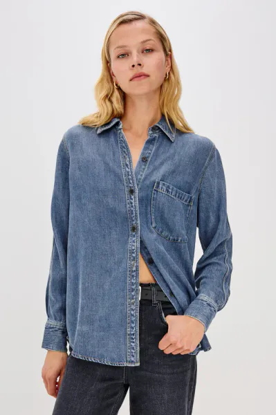 Hovedbilde Rails Atticus Shirt Antique Blue 