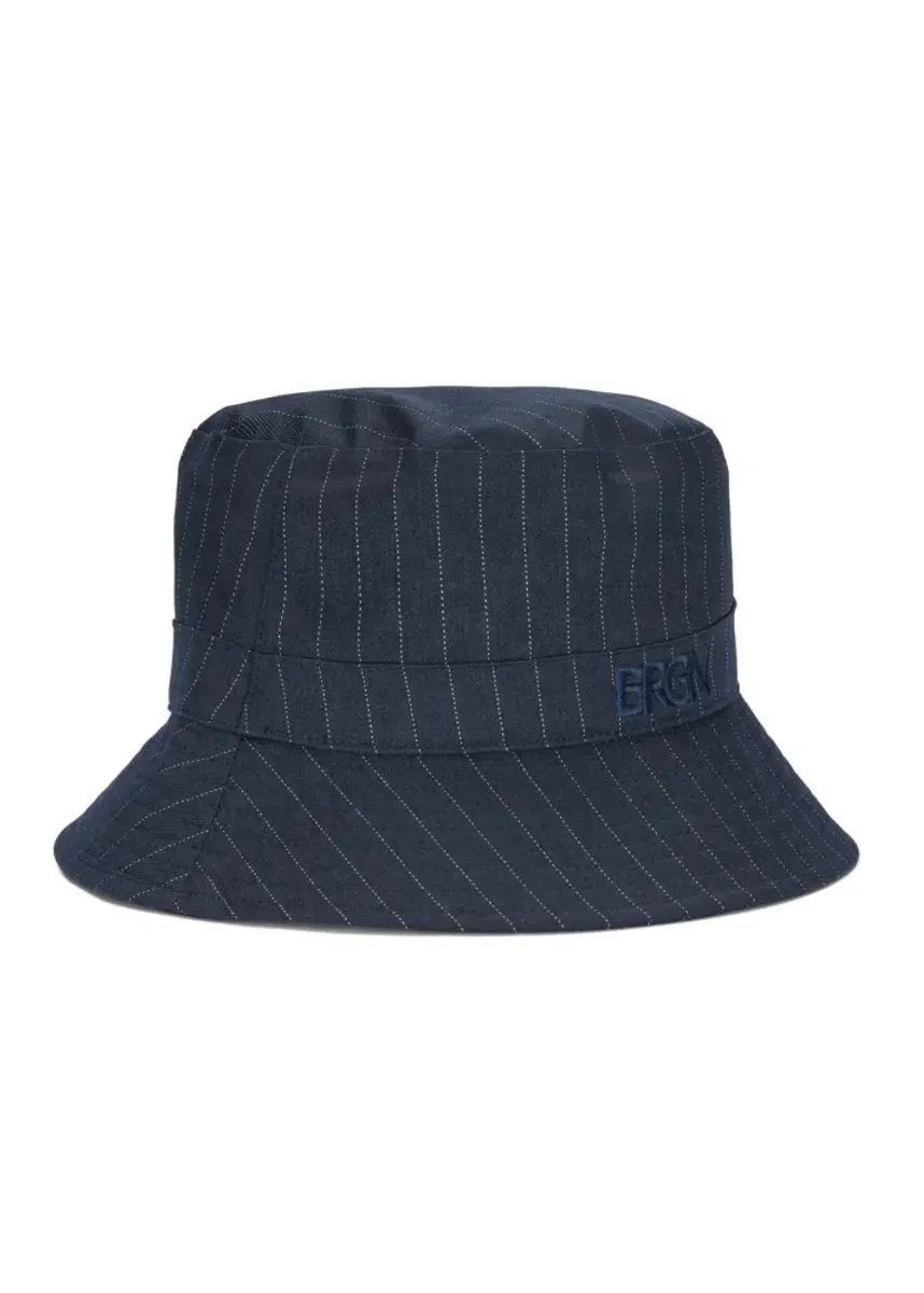 BRGN Bucket  Navy Pinstripe