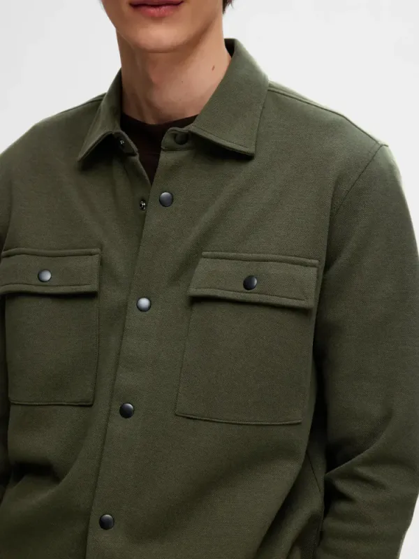 Selected Homme Jackie Sweat Jacket Forest Night