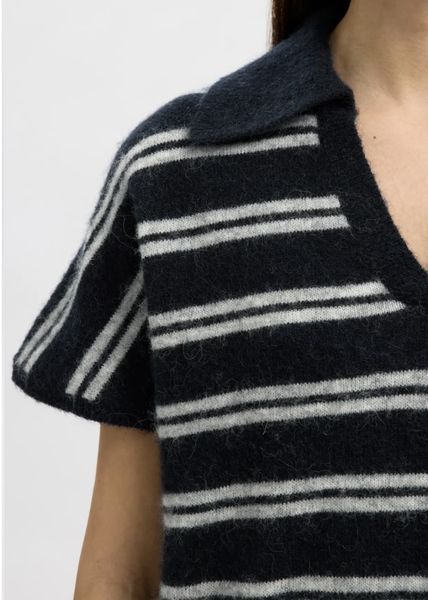 Hovedbilde Selected Femme  Lulu Knit Polo Dark Sapphire Stripes 