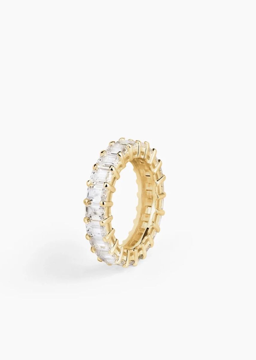 ANI Jewlery  Eternity  Emerald Ring Gold 