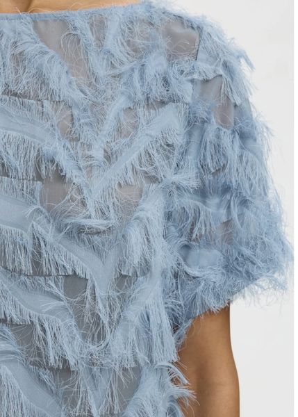 Hovedbilde Selected Femme Myline Boat Neck Top Dusty Blue 