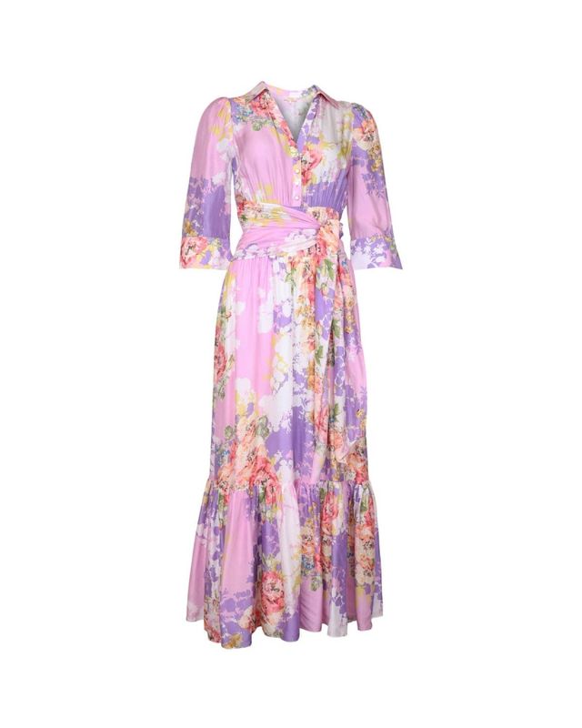 ByTiMo Organza Tieband Dress Purple Meadow