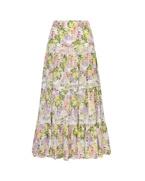 Hovedbilde byTiMo Cotton Slub Skirt Summer Lilacs