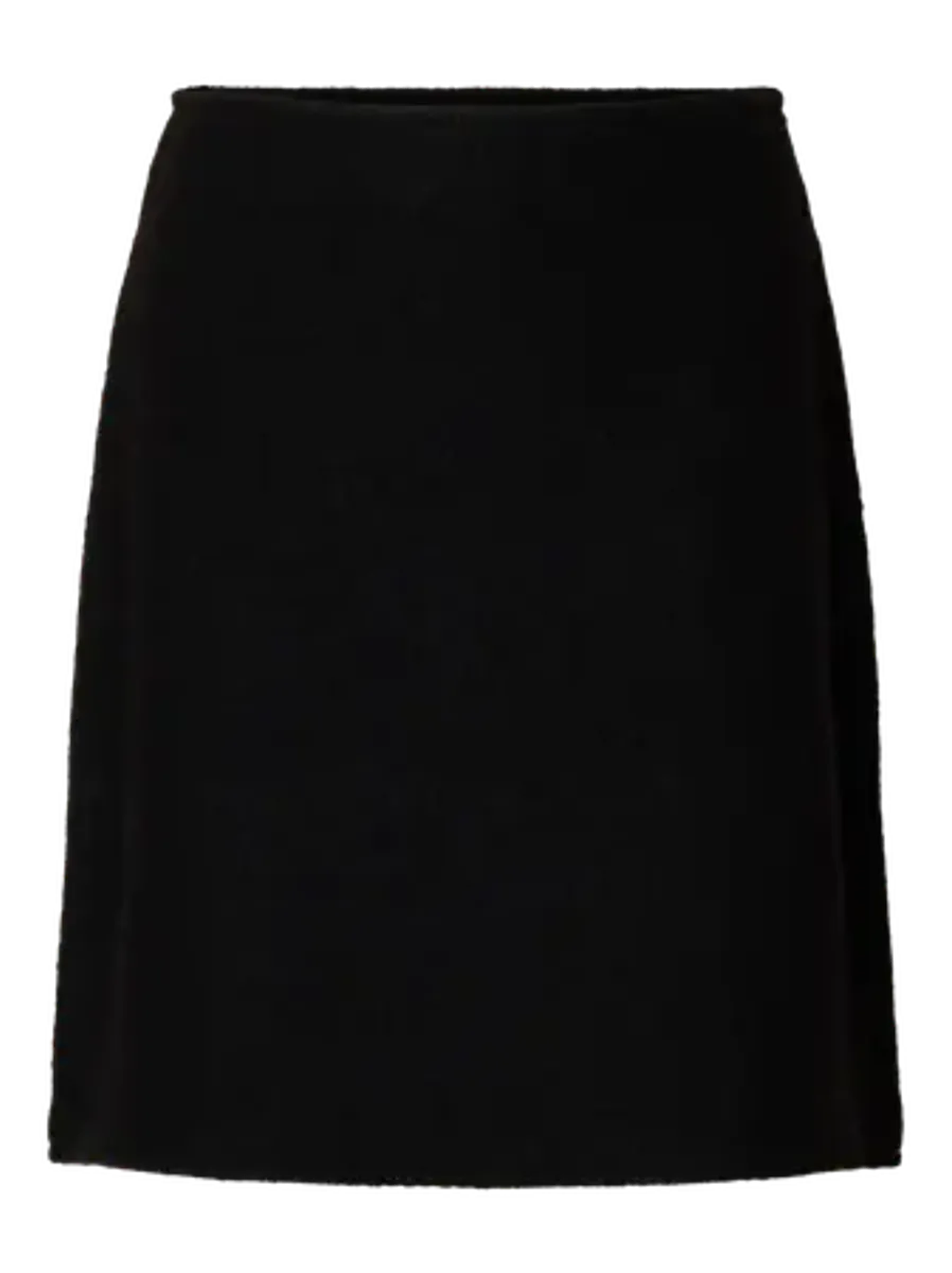 Selected Femme Darla Knit Skirt Black