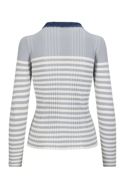 Hovedbilde Katrin Uri LA Striped Pullover  Light Blue Stripe