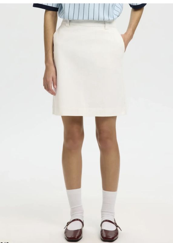Selected Femme Skirt Hotel Amour Egret 