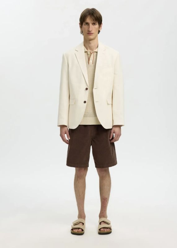 Selected Man Corduroy Shorts Bracken