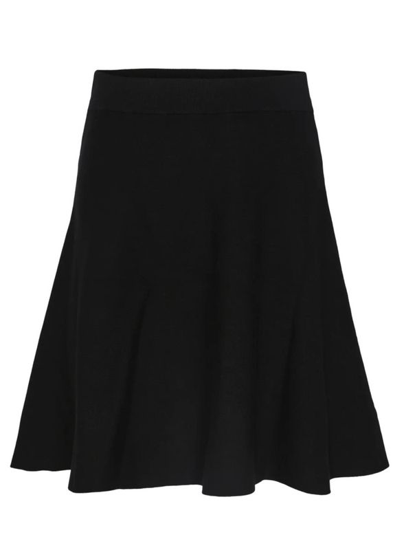 YAS Fonny Knit Skirt Black