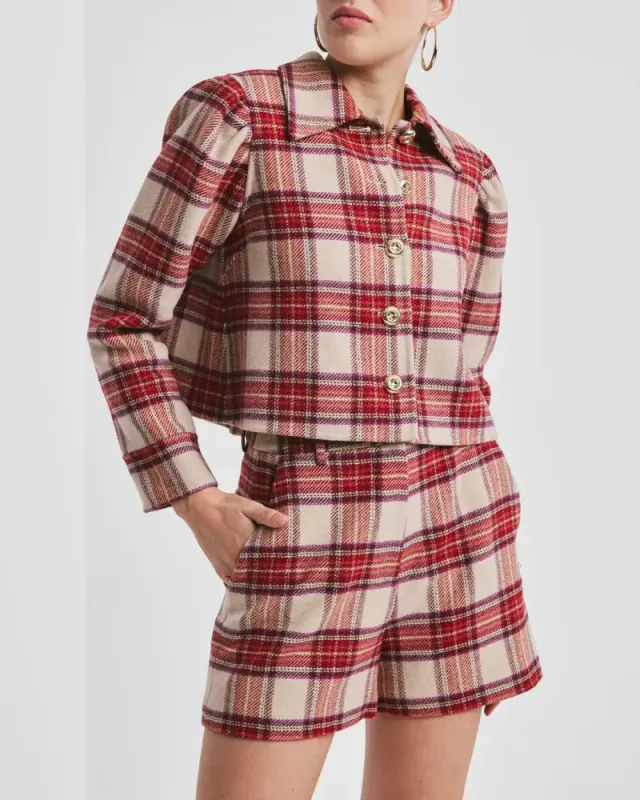 byTiMo Tailored Shorts Checks 