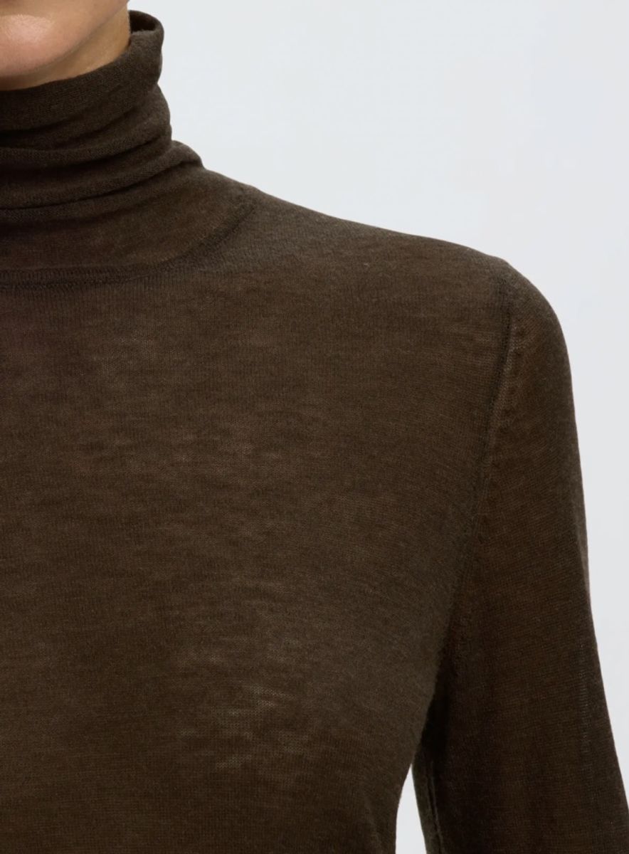 Selected Femme Wendy Wool Knitrollneck Delicioso