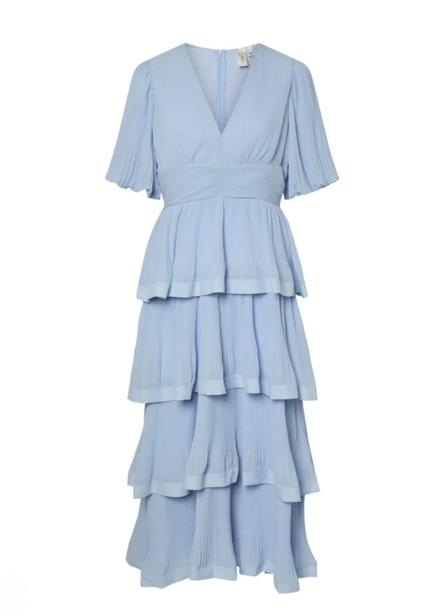 YAS Plira Long Dress Skyway