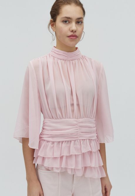 Hovedbilde MbyM Massino Blouse Super Pale Pink