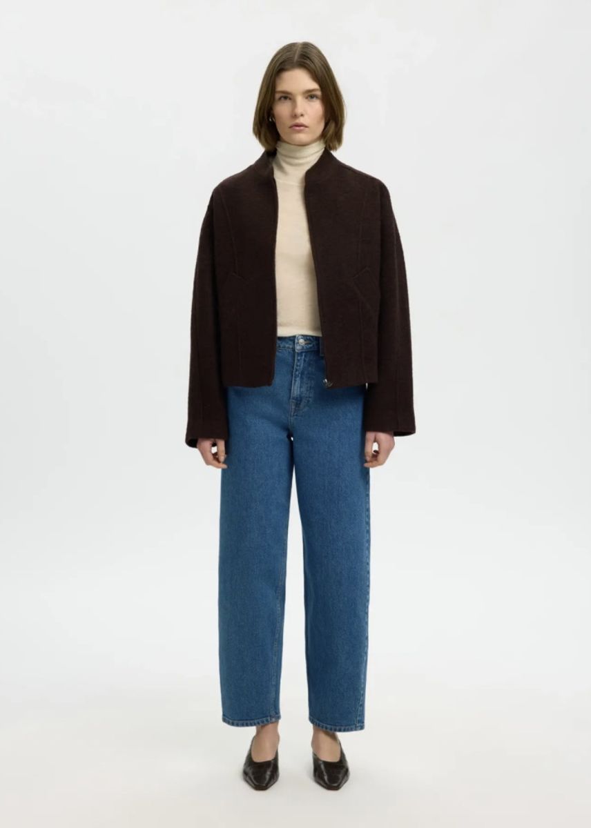 Selected Femme Jacqueline Jacket Delicioso Melange 