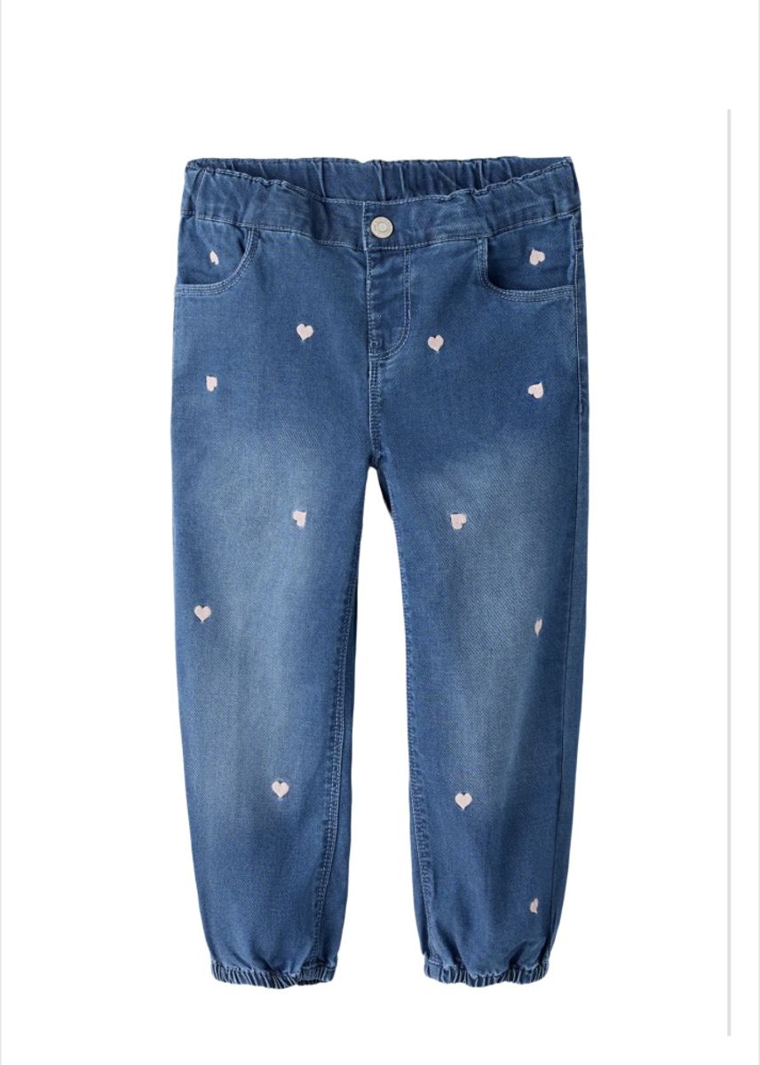 Name It Frose Shaped Jeans Dark blue hearts