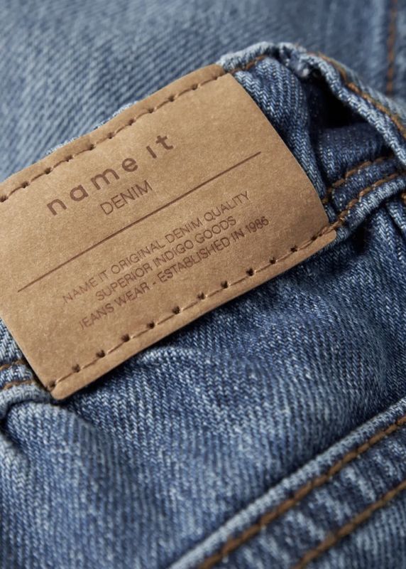 Name It Silas Tapered Jeans medium blue denim