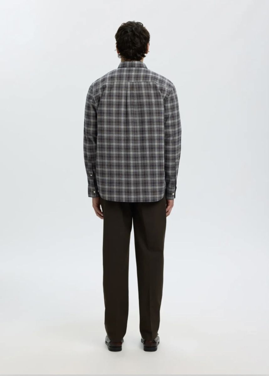 Selected Homme Cole Jay Shirt Dark Grey Melange